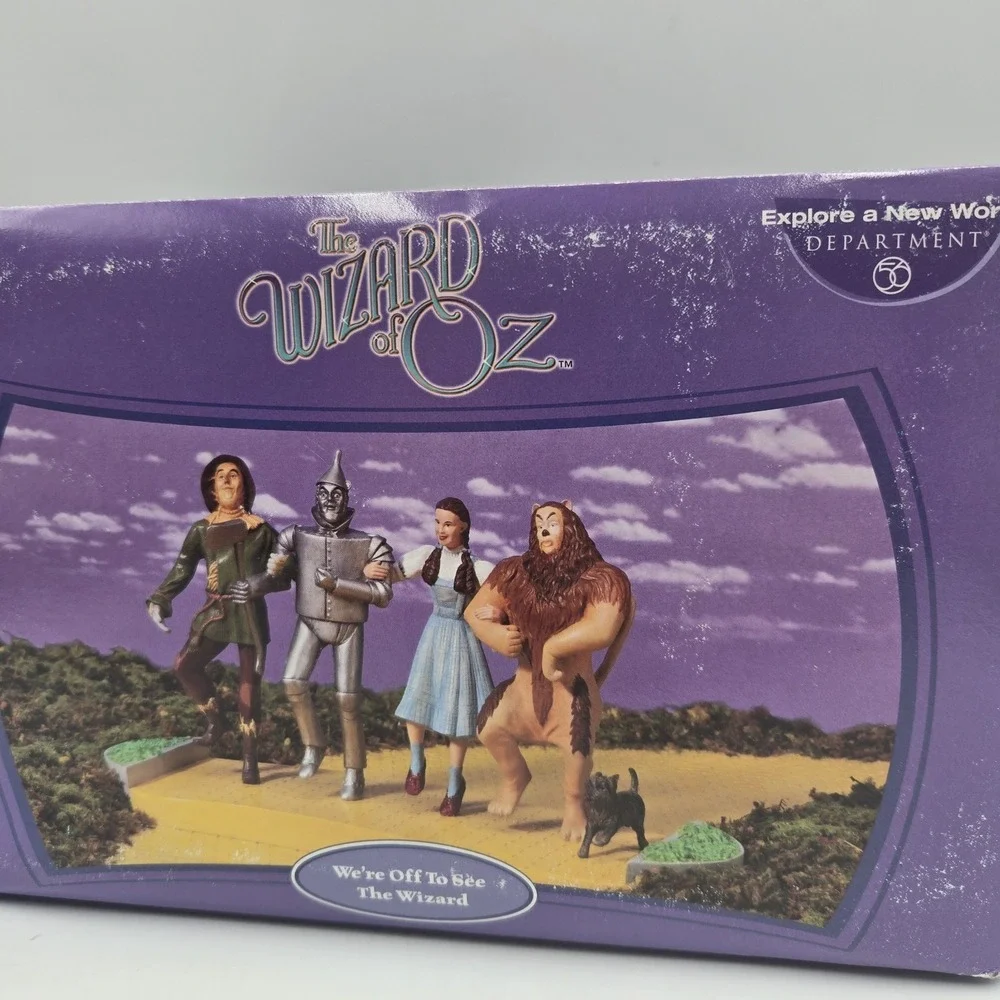 Vtg Dept‎ 56 The Wizard of Oz We're Off To See The Wizard Resin New Nos 2005